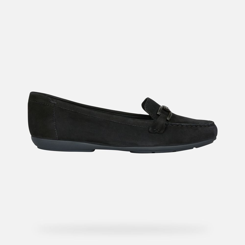 Geox Bayan Loafers Siyah - Annytah - DSG-367589
